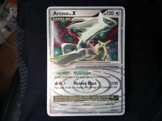 Pokemon Arceus Lv.  X 95/99 Platinum Holo Played