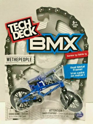 Tech Deck Bmx Finger Bikes Series 13 We The People Flick Tricks Blue Metal