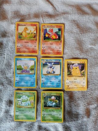 Starter Pokemon Stages 1 And 2,  Pikachu (2nd Edition) Played - Nm
