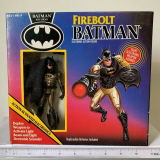 1991 Vintage Batman Returns Firebolt Batman Action Figure