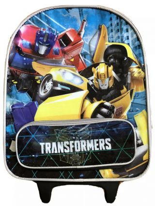 Kids Transformers Rolling Suitcase Heys Carry - On Optimus Prime Bumblebee