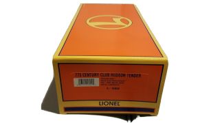 Box Only For Modern Lionel 6 - 18058 Nyc 773 Century Club Hudson Tender Only Ln