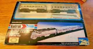 Vintage,  1988,  Amtrak Train Set,  6048 By Toy State,  Not Complete,