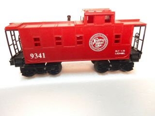 Lionel 9341 Atlantic Coast Line Red Toy Train Caboose - O/o27 Gauge - No Box Here