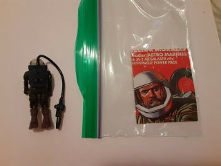 Vintage 1986 Coleco Starcom Sgt Hector Morales Star Com visor backpack gun card 2
