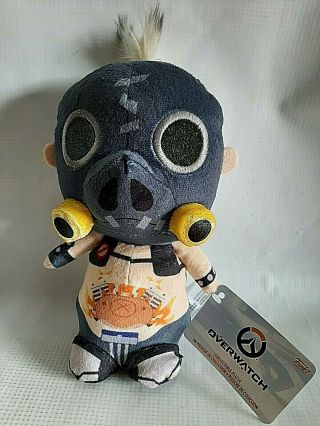 Funko Overwatch Road Hog Collectible Figure Toy Plush Doll W/ Polyester Fibers