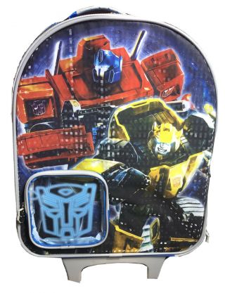 Kids Transformers Rolling Suitcase Heys Carry - On Bumblebee Optimus Prime