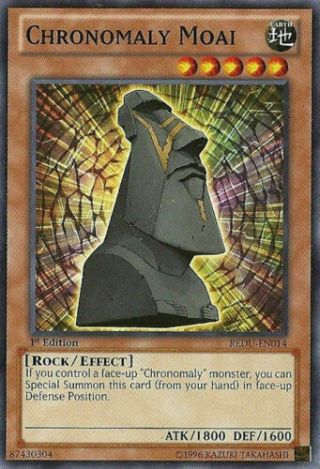 Yugioh Chronomaly Rock Deck Complete 40 Cards