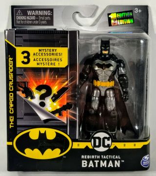 Spin Master Dc The Caped Crusader Batman Rebirth Tactical Action Figure