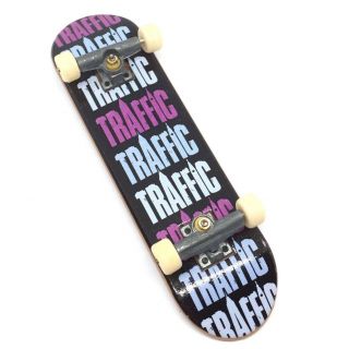 Rare Official Tech Deck Traffic Vintage Skateboard Fingerboard Complete Retro