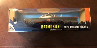 Nj Croce Batman Classic Tv Series 10 " Batmobile W/ Batman Robin Bendable Figures