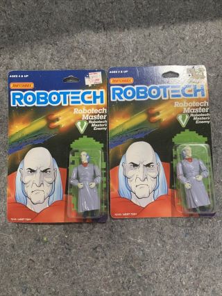 2 Vintage Matchbox Robotech Master Enemy Action Figure
