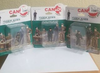(3) Dragon Can.  Do Pocket Army 1/35 Combat Figures Series 5 Tiger Aces 1944