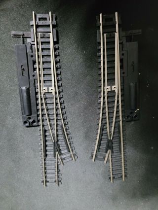 Ho Scale Atlas Left And Right Turnouts Silver