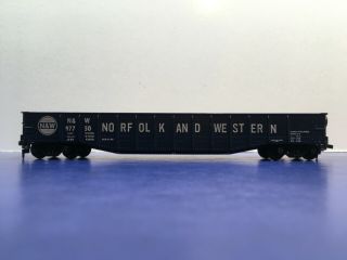 Ho Scale " Norfolk & Western " N&w 97750 50’ Open Gondola Freight Train / Athearn