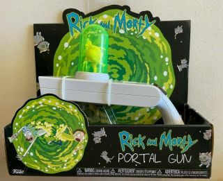 Funko Toys: Rick And Morty Portal Gun Lights Up With Sound Brand
