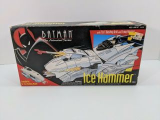 Kenner Batman The Animated Series Ice Hammer Vehicle Blasting Drill - Open Box