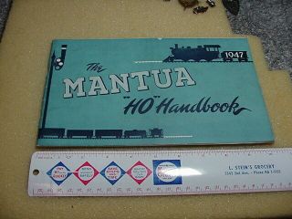 Vintage 1947 Mantua Metal Products Ho Scale Handbook