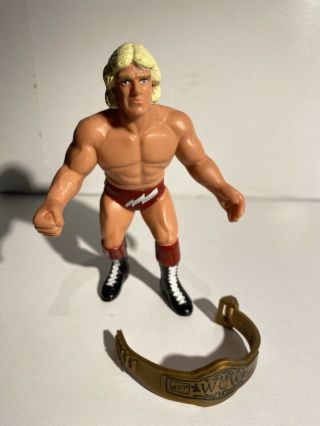 Wcw Galoob Ric Flair Vintage Action Figure Uk Exclusive 1991 - With Belt