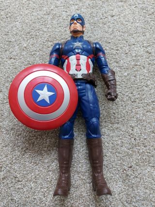 Marvel Legends Captain America Action Figure 12 Inch Talking