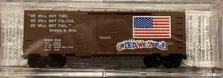N - Scale Model Railroad Car.  Micro Trains - N Scale Collector Dodx United We Stand