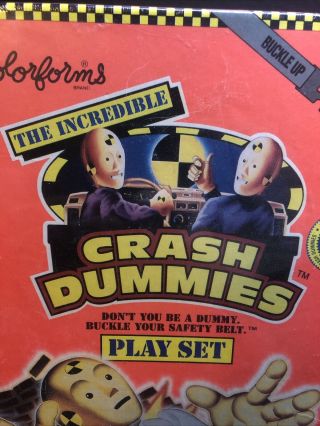 Tyco Crash Dummies Crash Play Set 1992 2