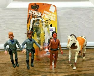 Vintage Legends Of The West Action Figures - Cochise Hickok (2) Palomino - 975 Empire