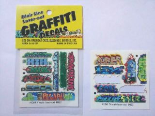 Blair Line N Scale Laser - Cut Graffiti Decals - Set Of 2 1260 & 1261 Tsdh