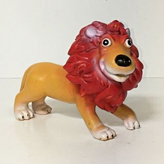 Lion Figure Soft Rubber Cartoon Animal Toy King Of The Jungle 2007