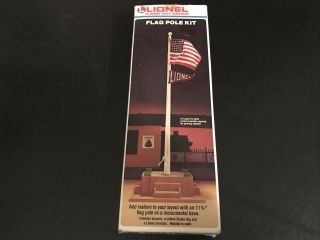 Lionel 6 - 2320 Flag Pole Kit,  W/ Box And Instructions,  O Gauge