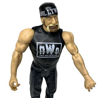 Wwe Wwf Wcw Hollywood Hulk Hogan Nwo Jakks Pacific R3 Tech 2001 Wrestling Figure