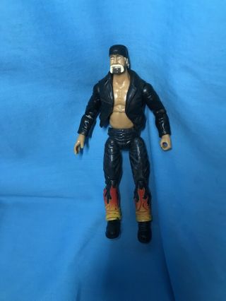 Wwe Wwf Wcw Hollywood Hulk Hogan Jakks Pacific Wrestling Figure 2000 Rare Flames