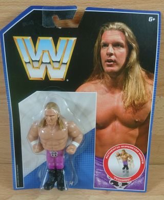 Wwe Retro Series 2 Figure Triple H (hhh) On Card Wwf Wcw Rare