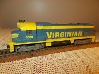 Vintage Tyco Ho Alco 430 Diesel Locomotive,  Virginian 4301,  Runs