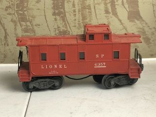 Lionel Post War 0 - Gauge 357 Southern Pacific Lighted Caboose