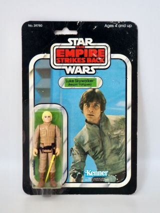 1980 Star Wars Esb Luke Skywalker Bespin Fatigues Vintage Kenner Figure Moc 32b
