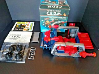 Rare Micronauts/inter - Changeable - C.  E.  D.  M.  - Box,  Instructions,  And Stickers Wow
