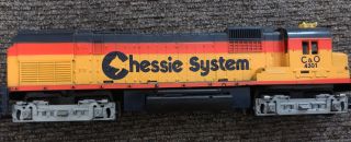 Vintage Tyco Chessie System 4301 C&o Locomotive Diesel Train Engine Hong Kong
