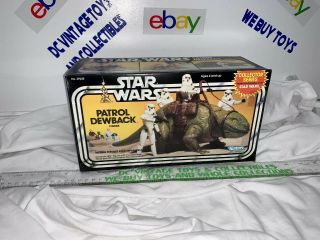 Star Wars Vintage 1983 Kenner - Patrol Dewback Figure/collector Series Case Fresh