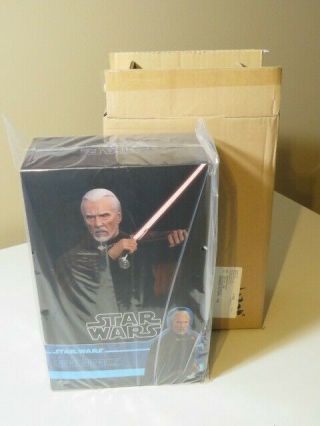 Hot Toys Star Wars Ii Attack Of The Clones Count Dooku Mms496 1/6 Scale Shipper