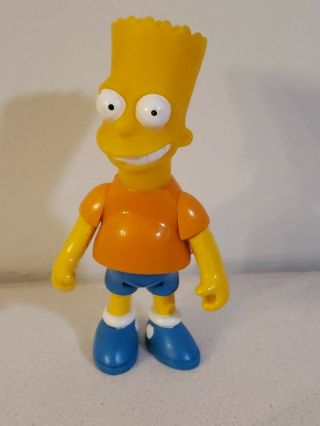 Vintage The Simpsons Bart Simpson Action Figure Mattel 1990 Poseable Aye Carumba