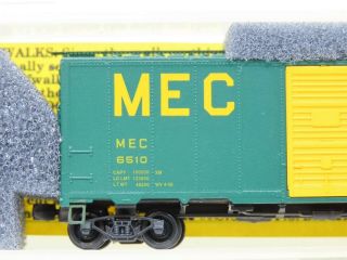 N Scale Deluxe Innovations 14060 MEC Maine Central 40 ' Single Door Box Car 6510 2