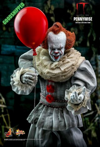 Hot Toys It Chapter Two Pennywise Bill Skarsgard Mms555 1/6