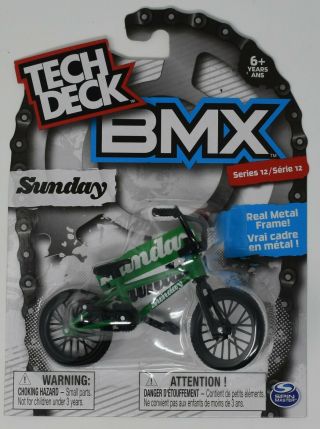 Tech Deck Bmx Finger Bikes Series 12 Sunday Green/black