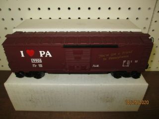 Lionel 19906 I Love Pennsylvania Box Car