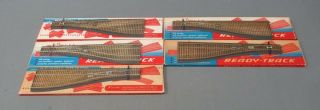Tru - Scale Ho Scale 4 Left Hand & Right Hand Switches/turnouts - Nickel Silv.  [5]