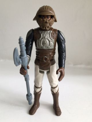 Vintage Star Wars Figure Lando Calrissian Skiff Guard Complete (no1)