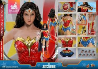 Hot Toys Justice League 1/6 Scale Wonder Woman Rare