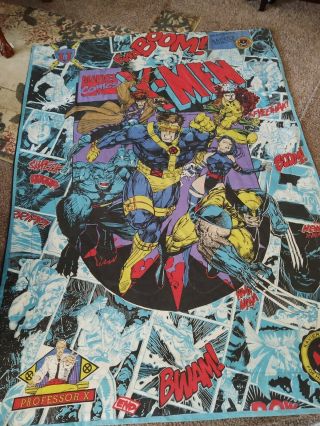 Vintage Colors 1994 Marvel X - Men Comforter Bed Blanket Twin 86 X 62 "