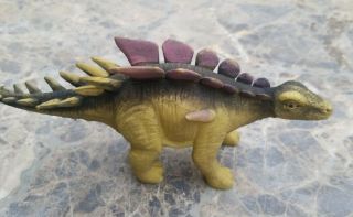Soft Rubber Dinosaur 8 Inch Stegosaurus Pre - Owned